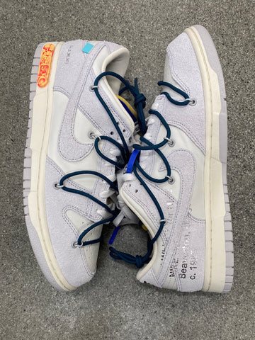 NIKE DUNK LOW OFF WHITE LOT 16 SIZE 10.5 (WORN)